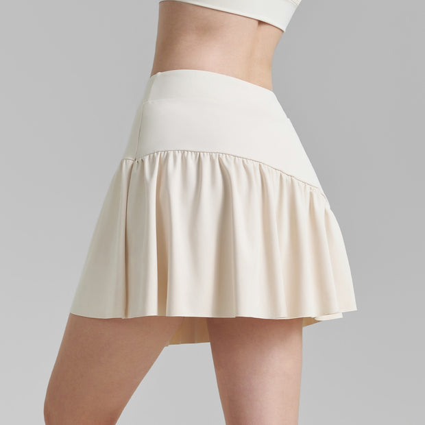 Pleated Fitness Yoga Skirts Sports Tennis Skirt