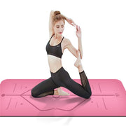 Rubber yoga mat